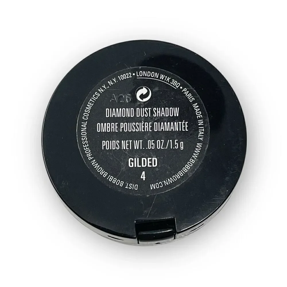 Bobbi Brown Diamond Dust Eye Shadow Gilded 4 .05 oz 1.5 g New without box